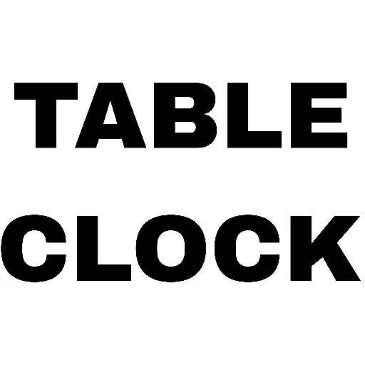 Table Clock