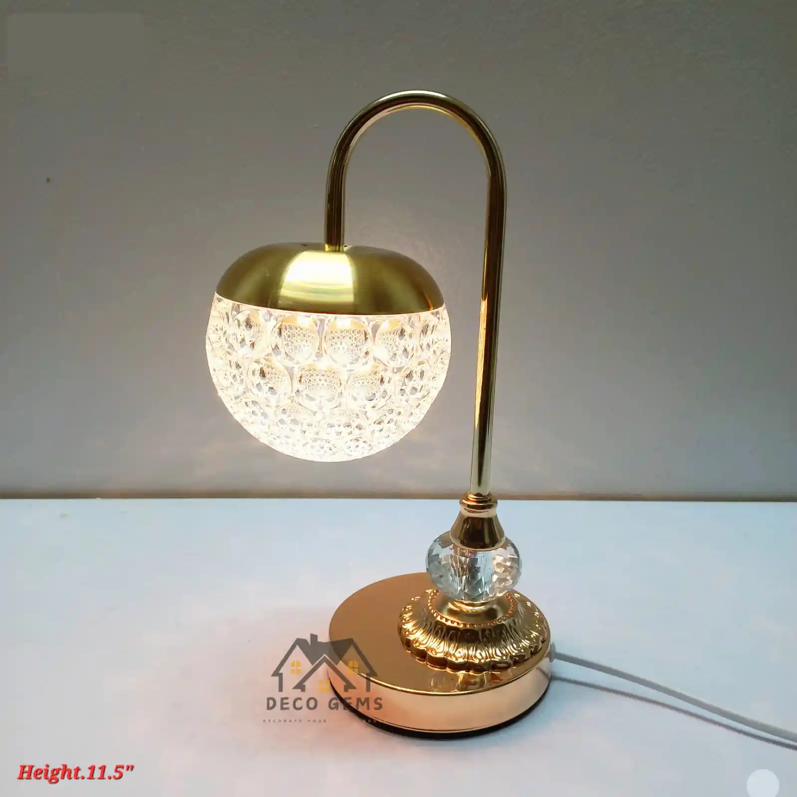 Crystal Vintage Ball Table Lamp - 17483